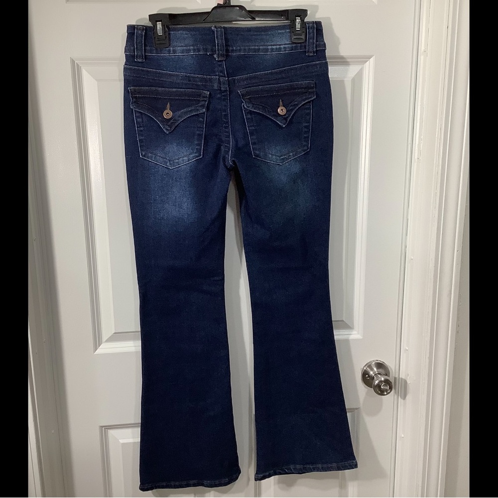 Telepatía Dark Blue Flare Jeans size 5/27. NWT. - Picture 2 of 14